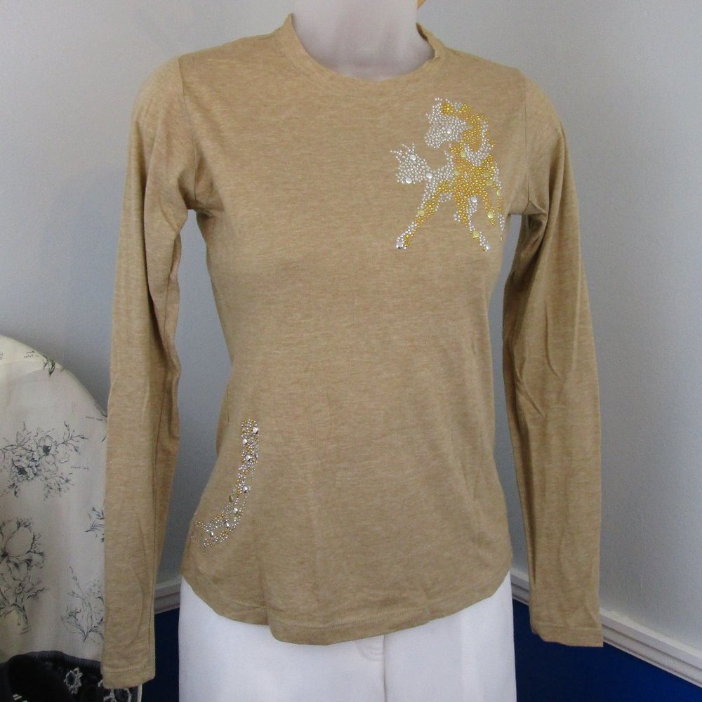 Cowgirl Tuff Embellished Long Sleeve T-Shirt